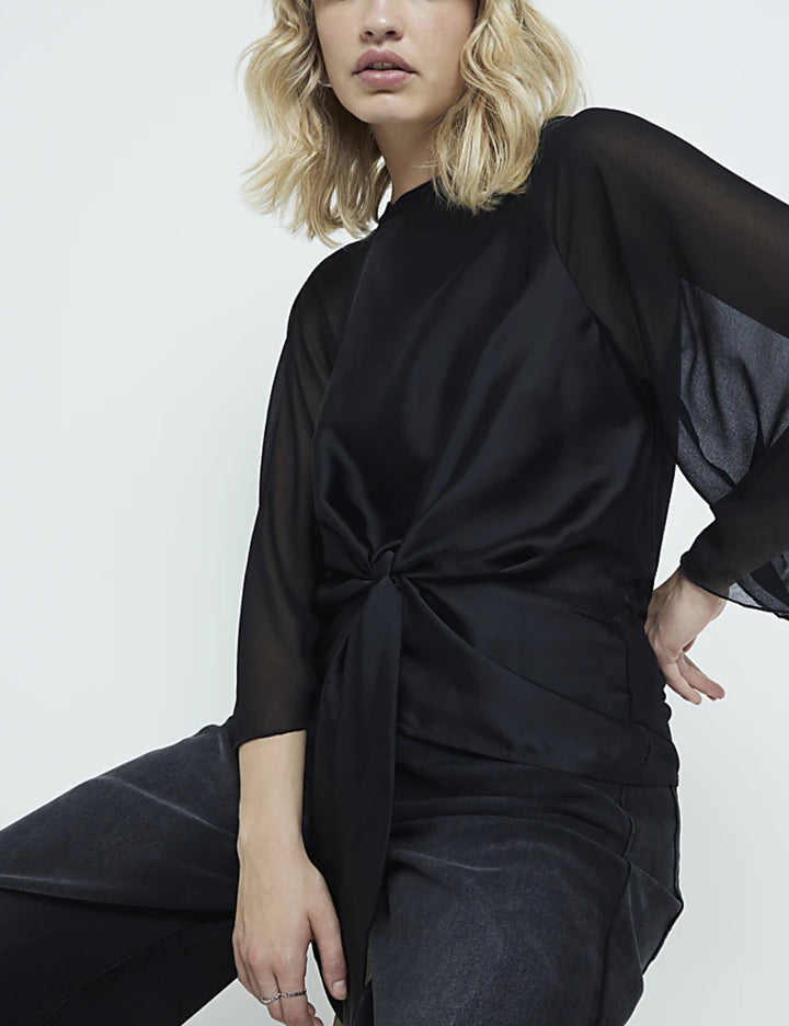Camasa River Island, negru