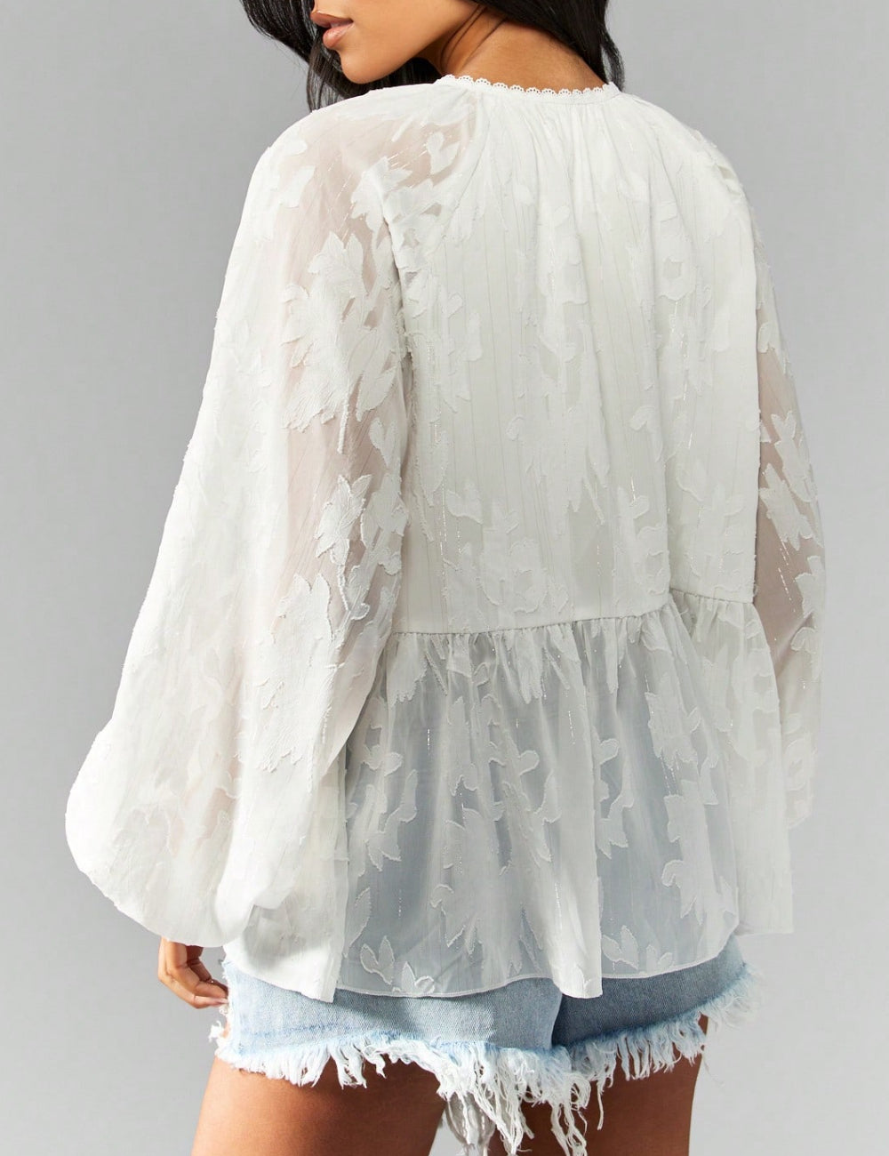 Cămașă Shein Missguided, alb