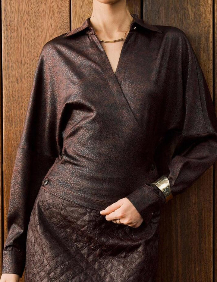 Cămașă Shein, mov