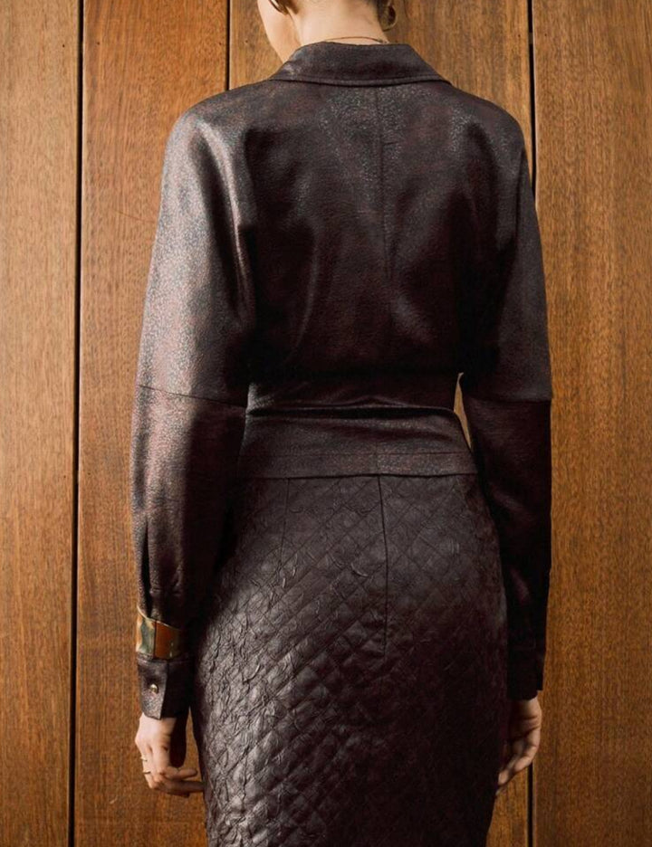 Cămașă Shein, mov