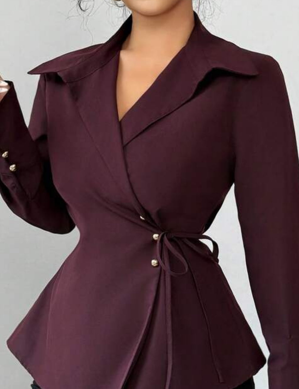 Cămașă Shein, mov