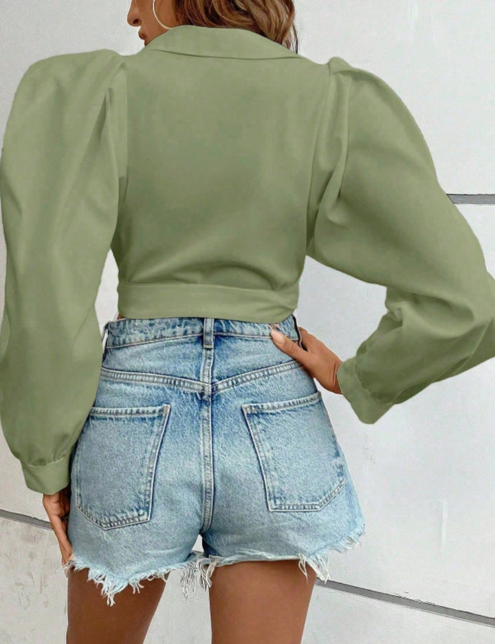 Cămașă Shein, verde