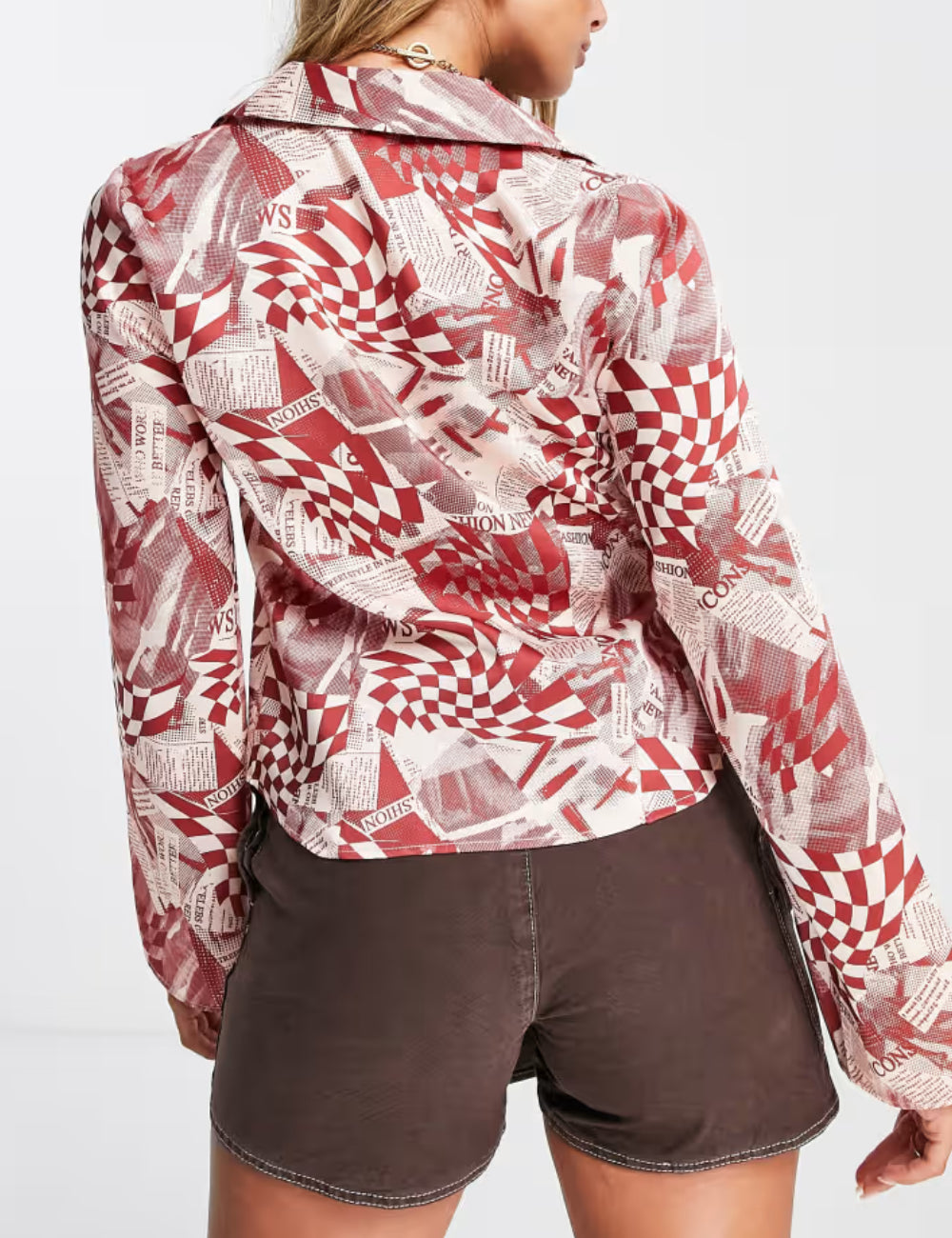 Camasa Topshop, mix culori