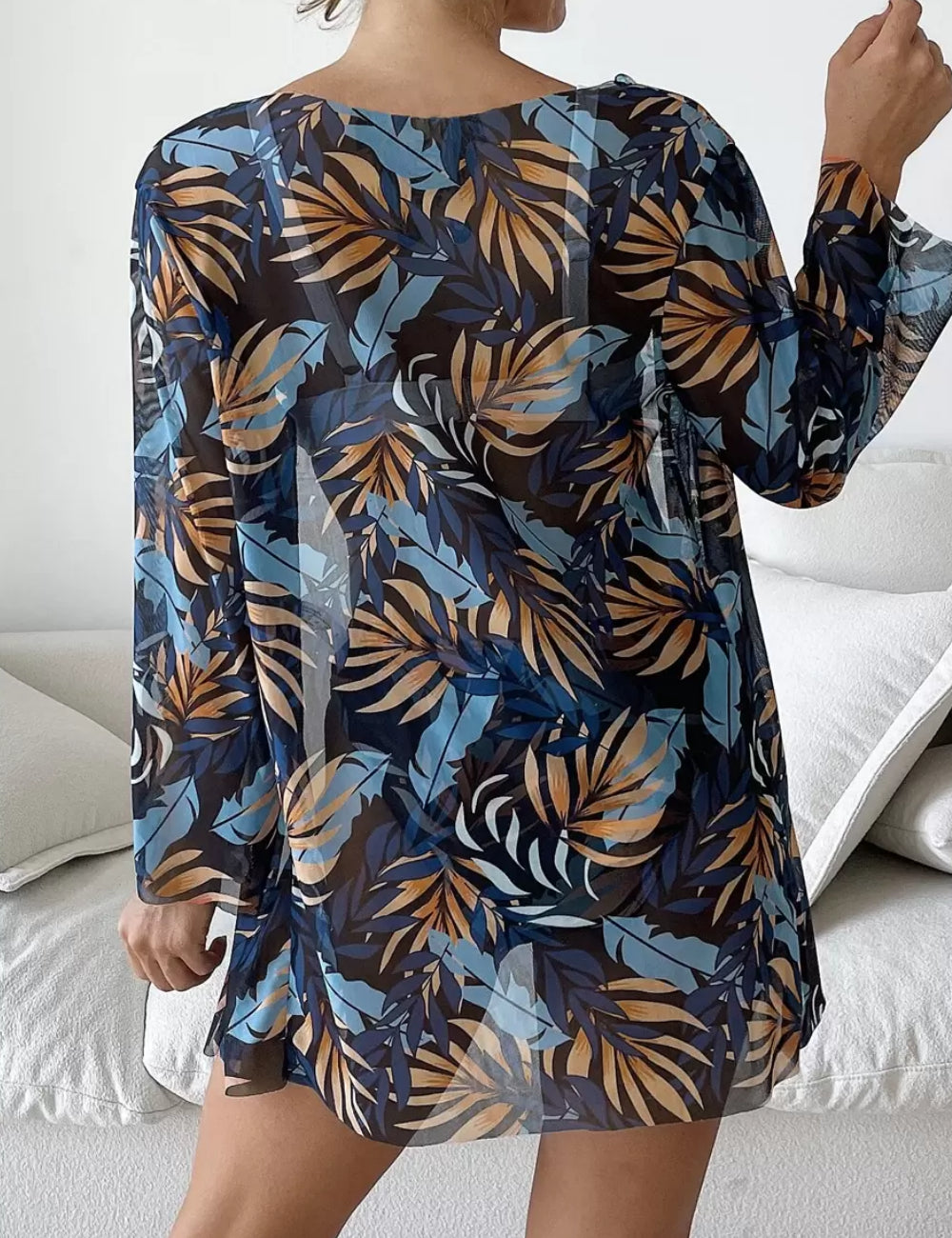 Cardigan de plajă Shein, mix culori