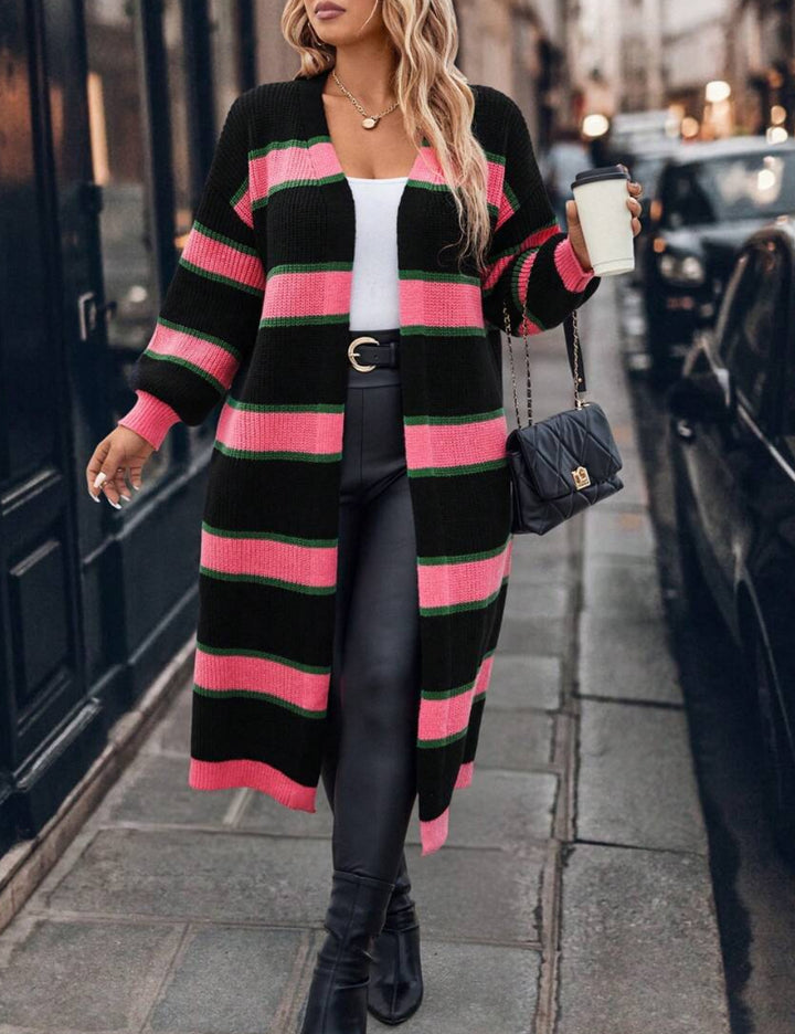 Shein Curve+ hosszú kardigán, színkeverék