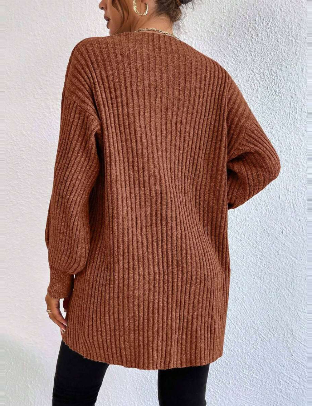 Cardigan Shein, cărămiziu