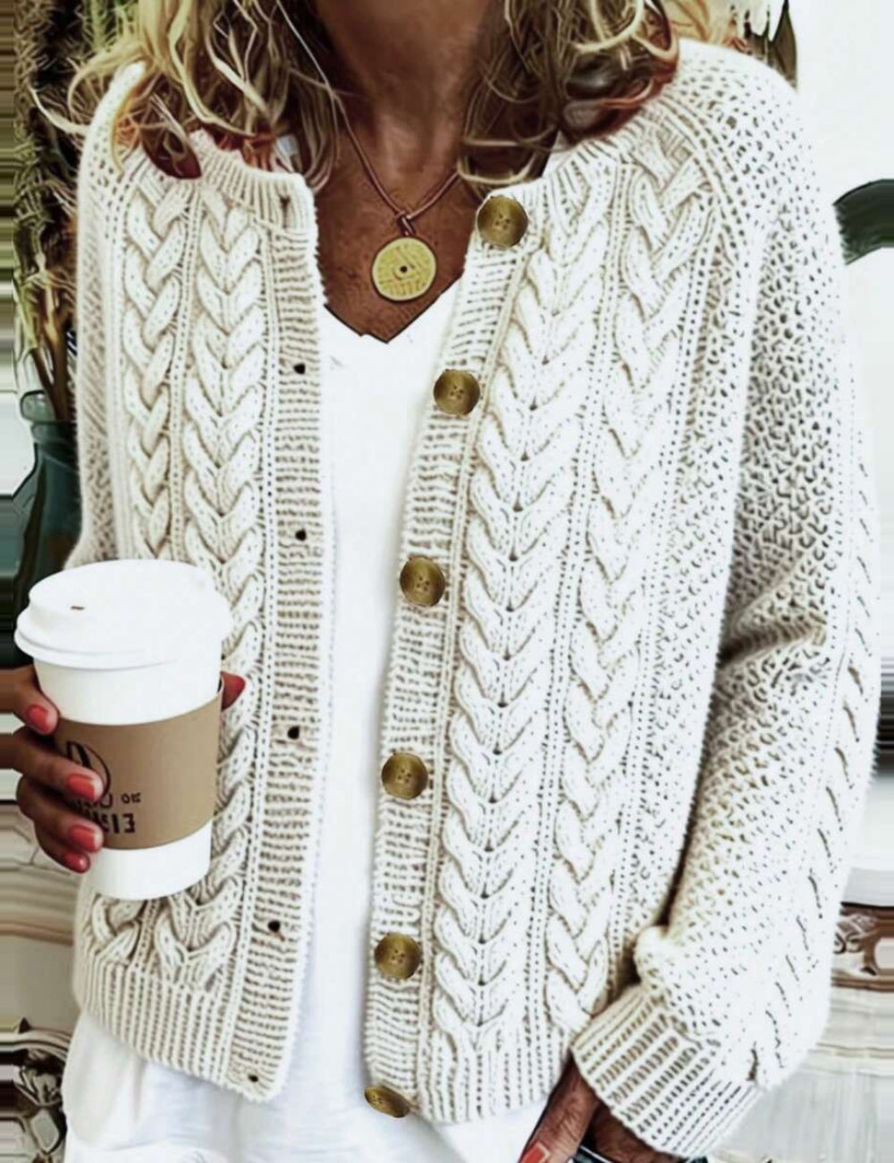 Cardigan Shein, gri
