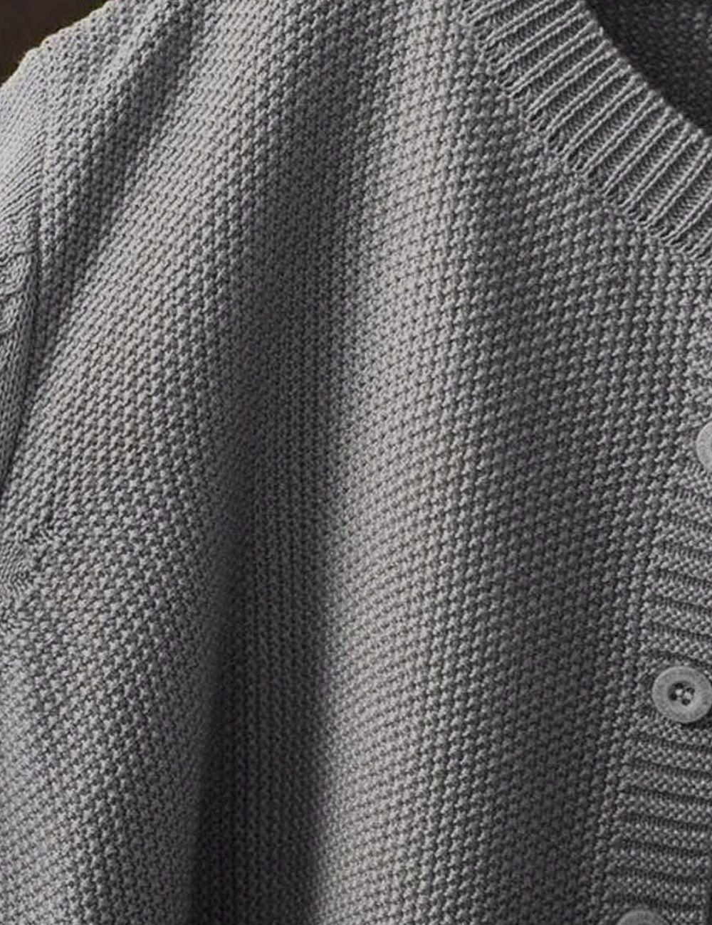 Cardigan Shein Curve+, gri