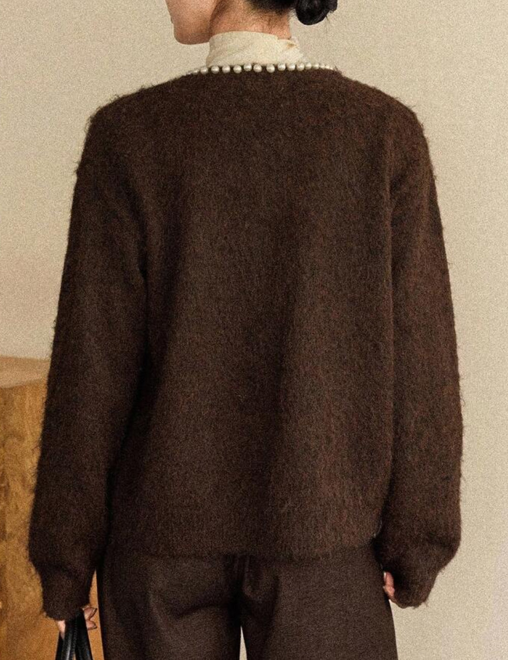 Kardigán Shein, barna