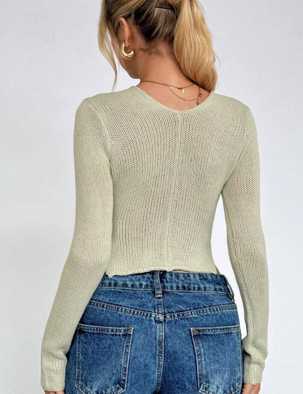 Cardigan SHEIN, verde