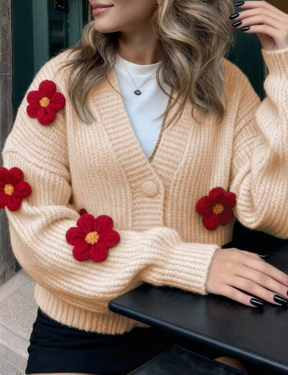 Cardigan Shein, mix culori