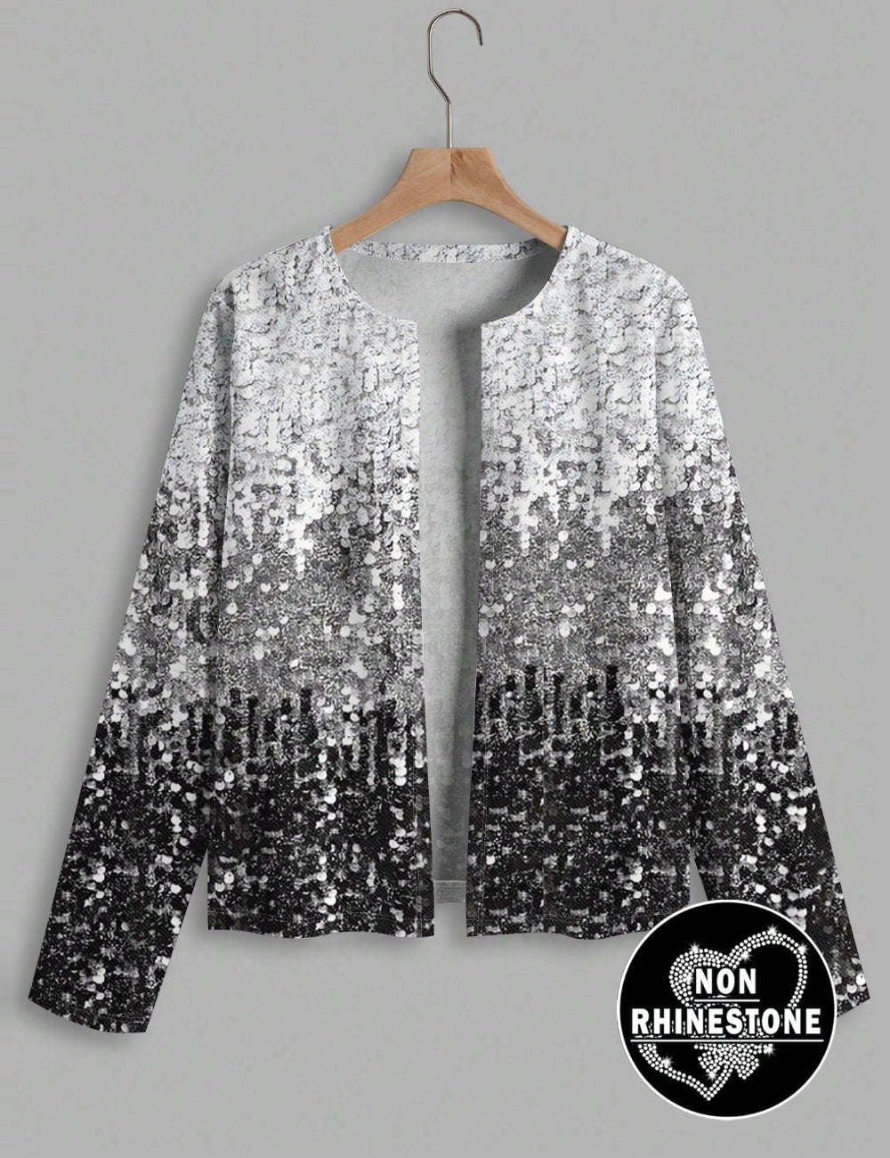 Cardigan Shein Curve+, mix culori