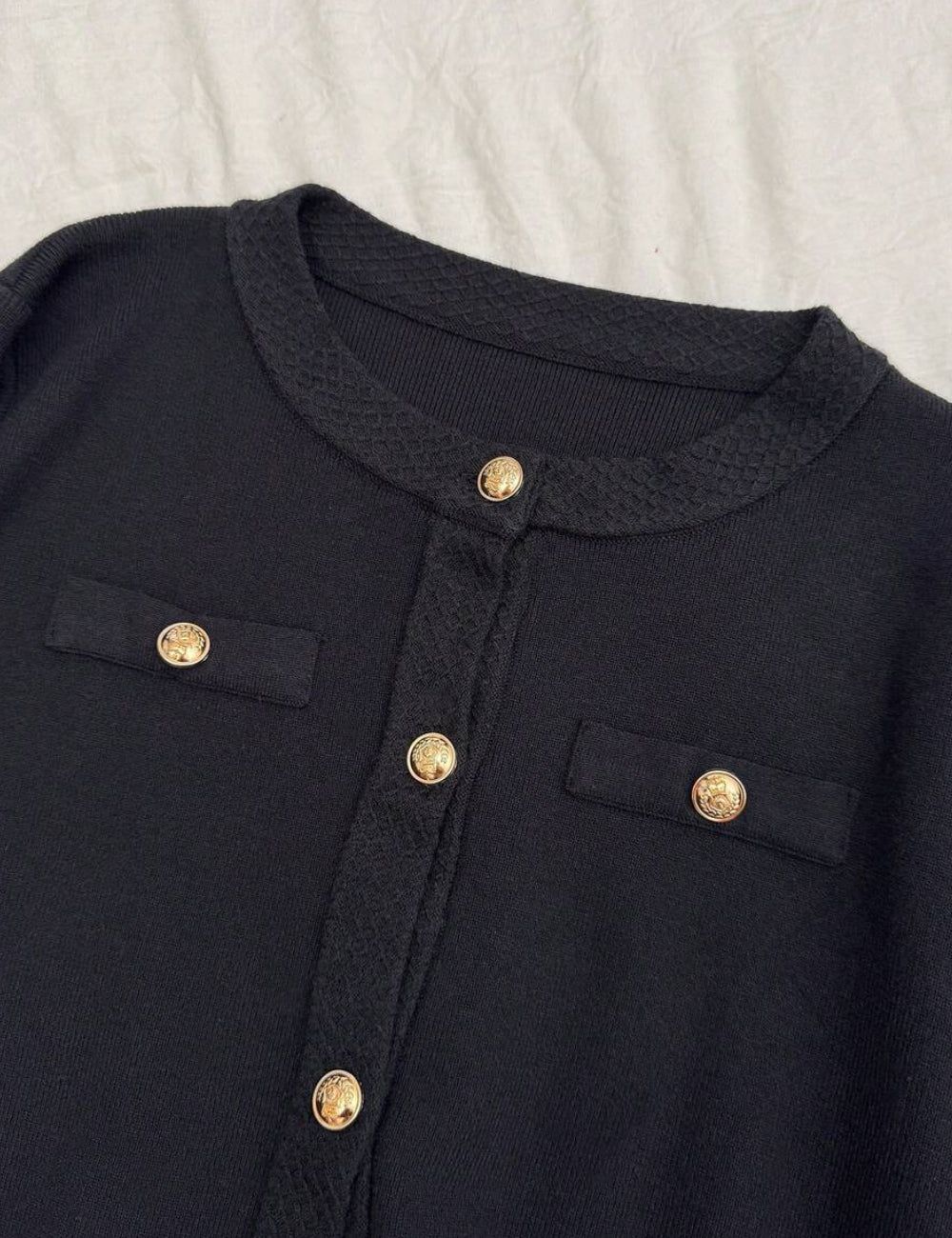 Cardigan Shein, fekete