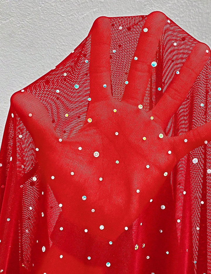 Cardigan Shein Curve+, roșu