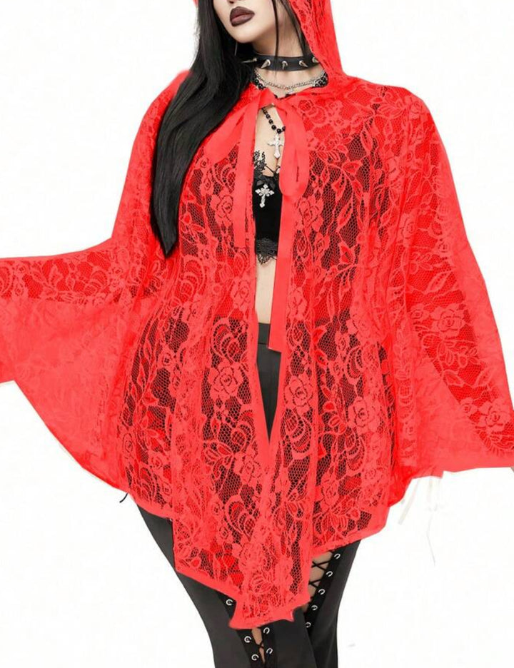 Cardigan Shein Curve+, roșu