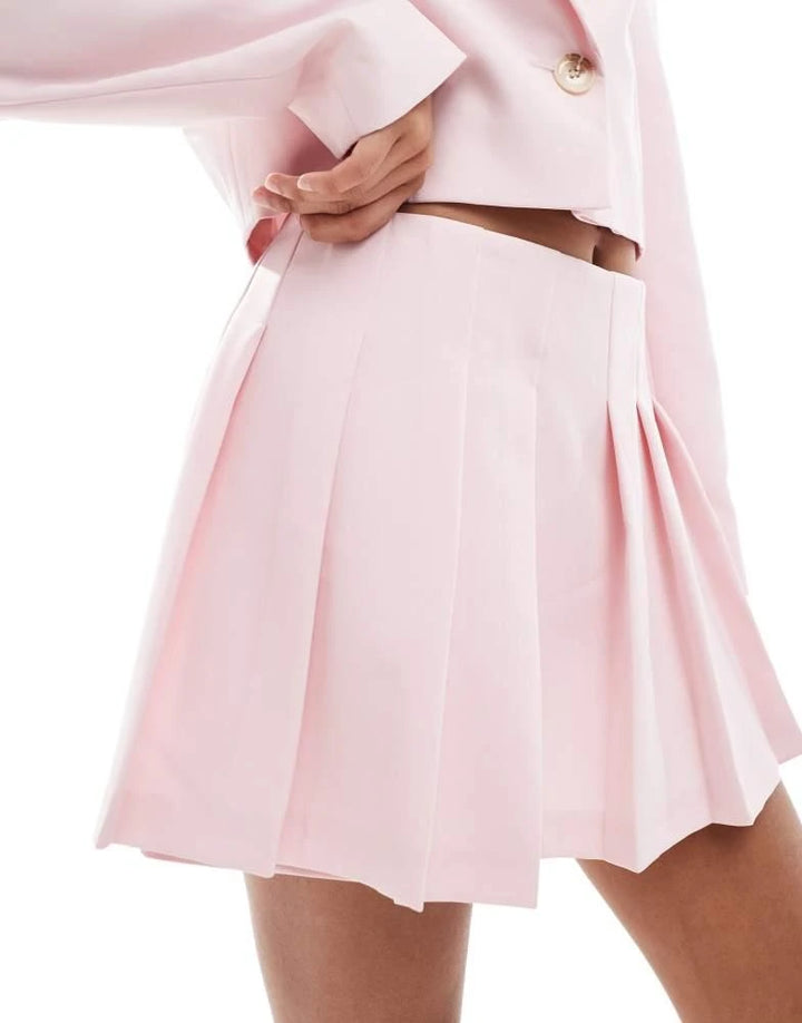 MISS SELFRIDGE rakott nadrág, rózsaszín