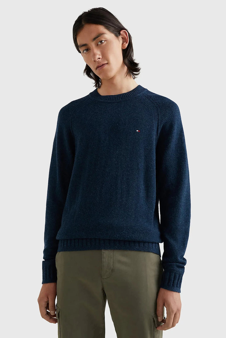 Pulover TOMMY HILFIGER, bleumarin