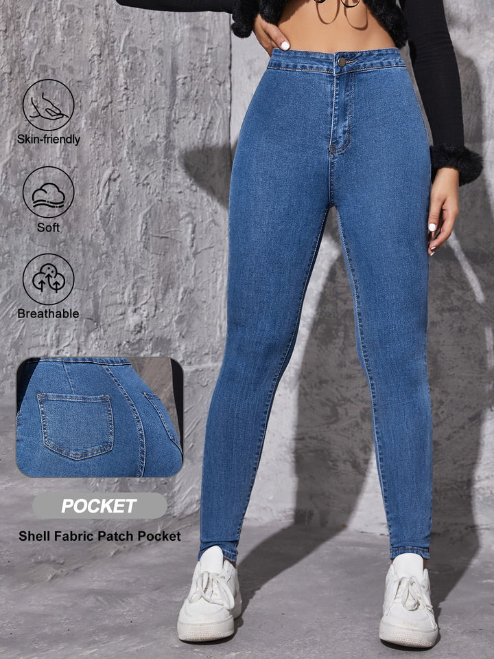 Jeans SHEIN, albastru