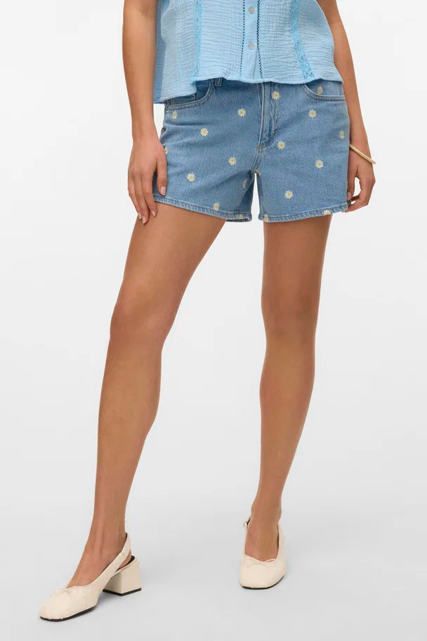 Pantaloni scurți de blugi VERO MODA, albastru
