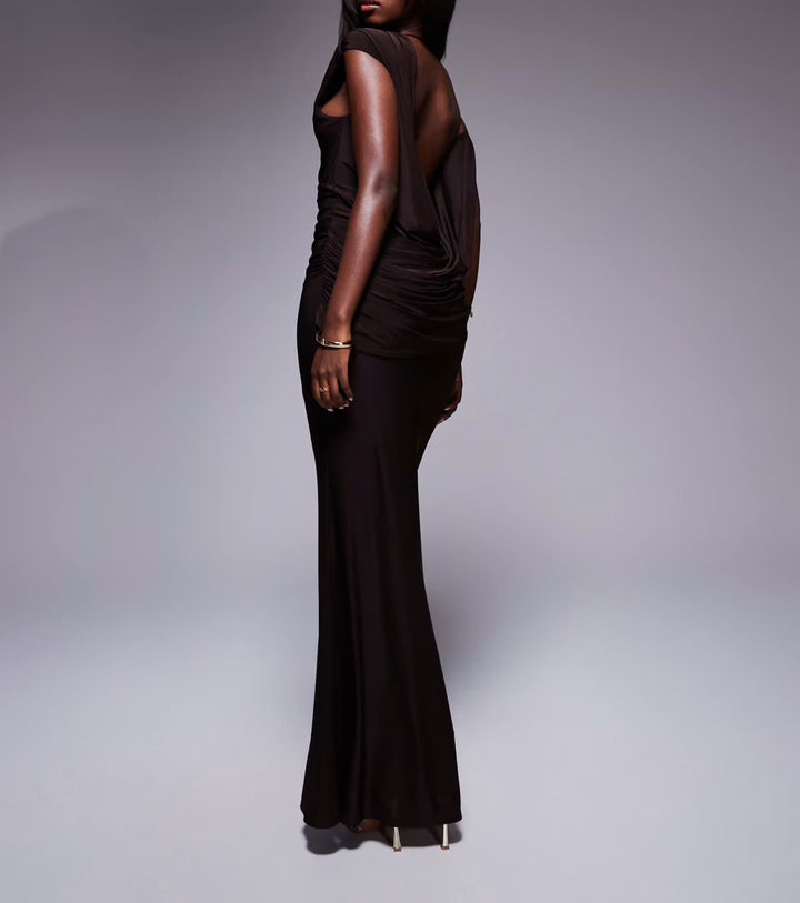Rochie maxi Asos, maro