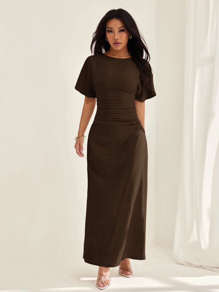 Rochie maxi SHEIN, maro