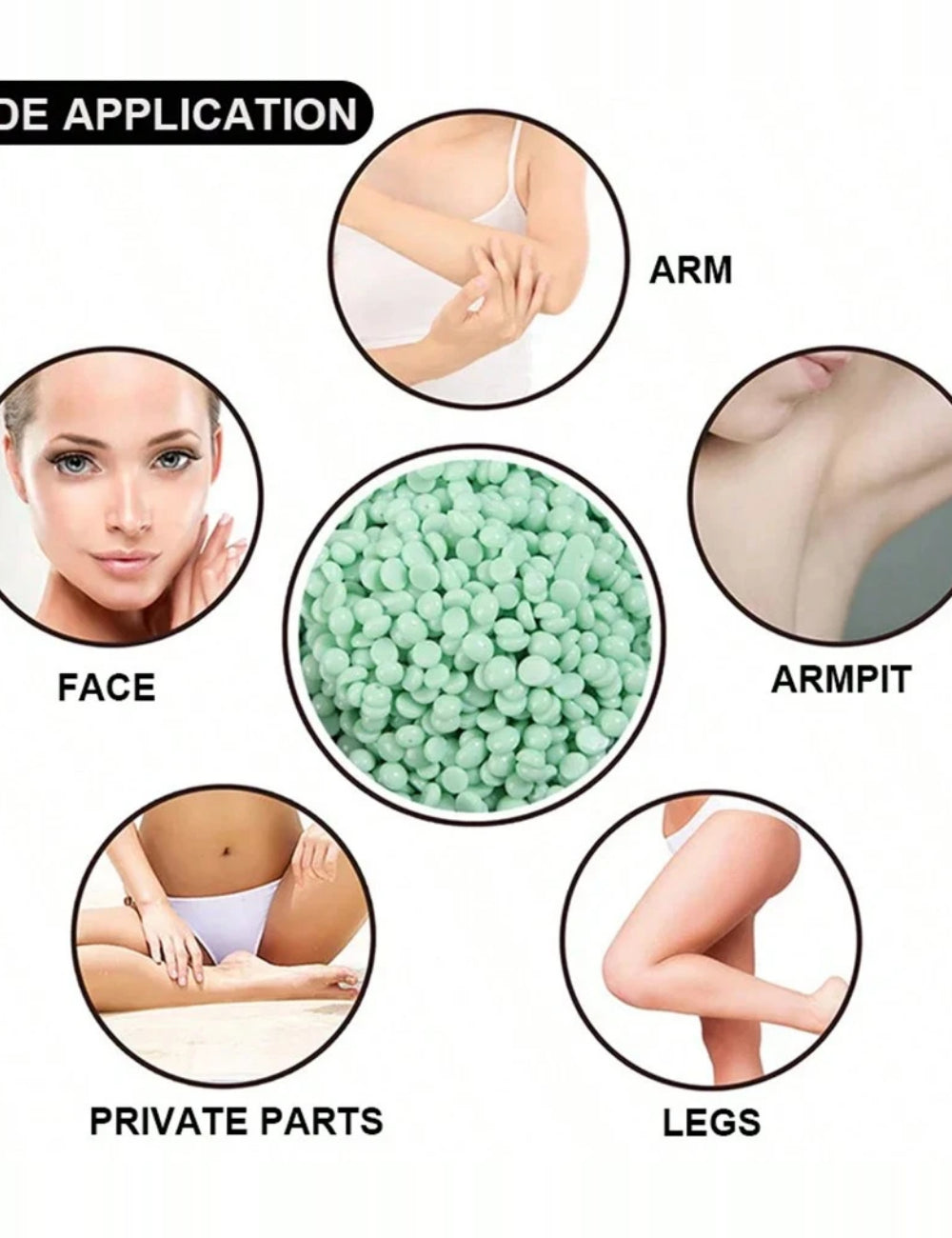 Ceară solidă Shein, verde