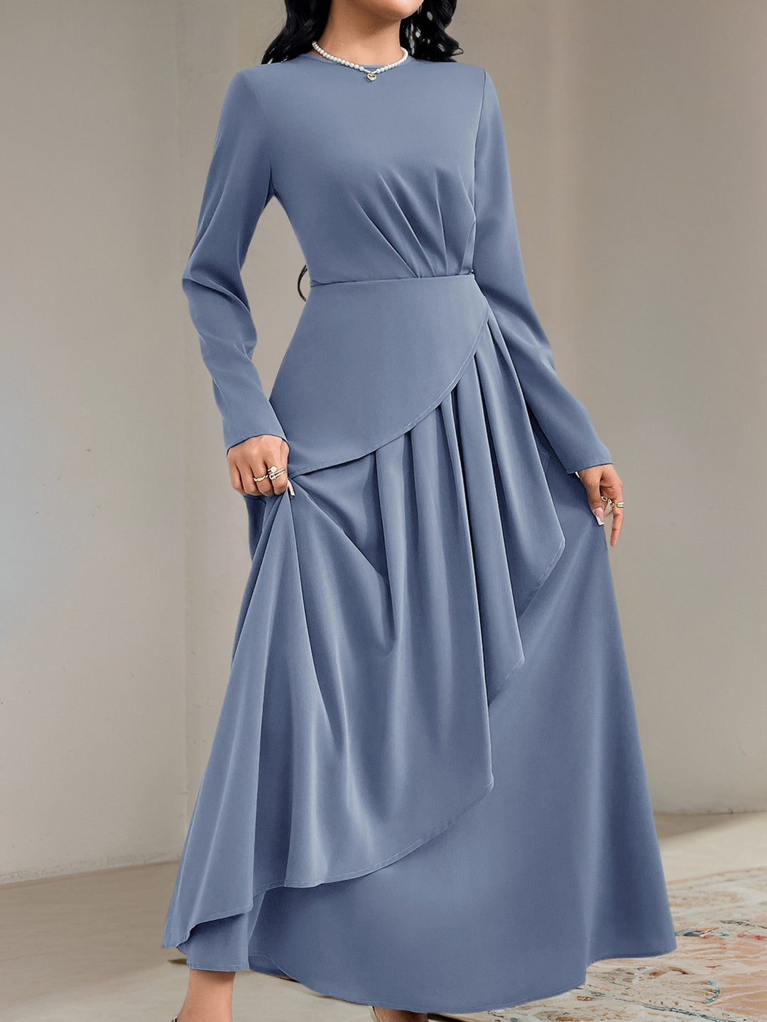 Rochie maxi SHEIN, albastru