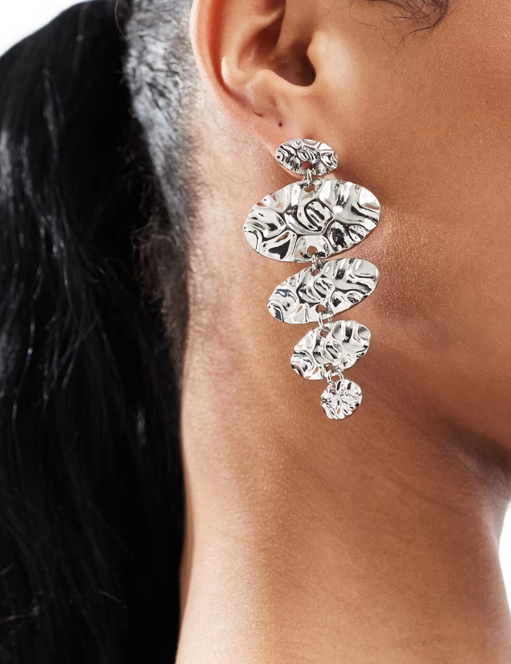 Cercei ASOS, argintiu