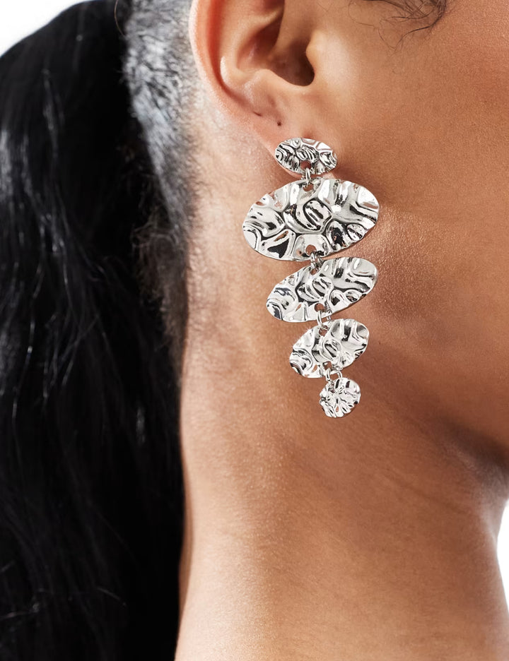 Cercei ASOS, argintiu