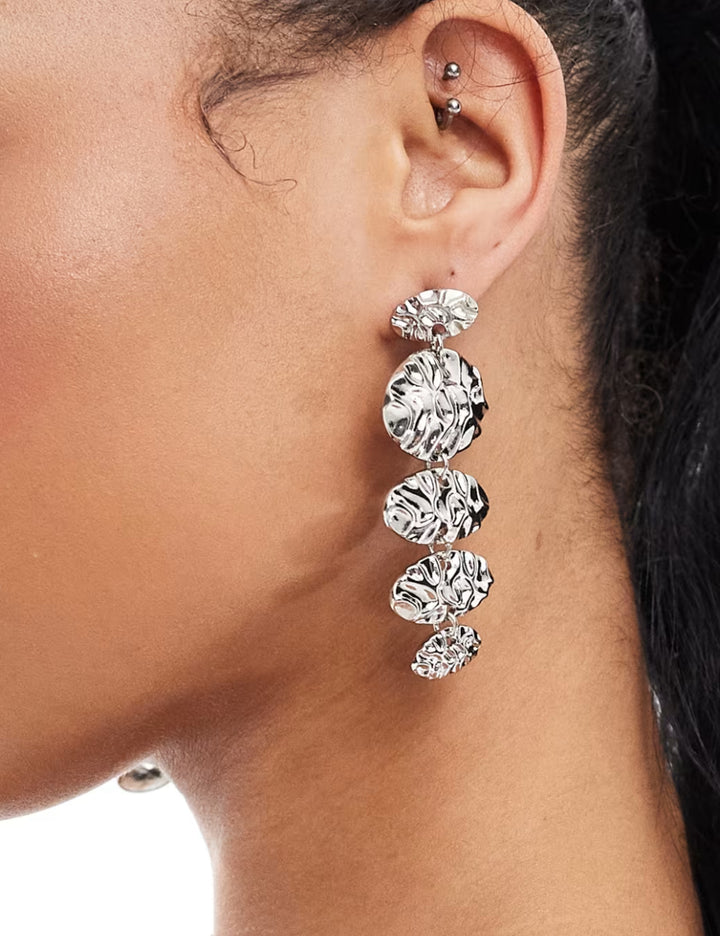 Cercei ASOS, argintiu