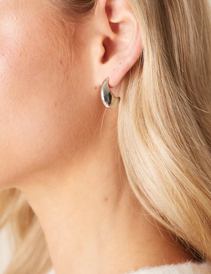 Cercei DesignB London, argintiu