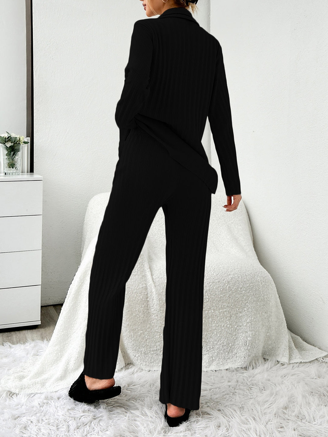Pijama SHEIN, negru