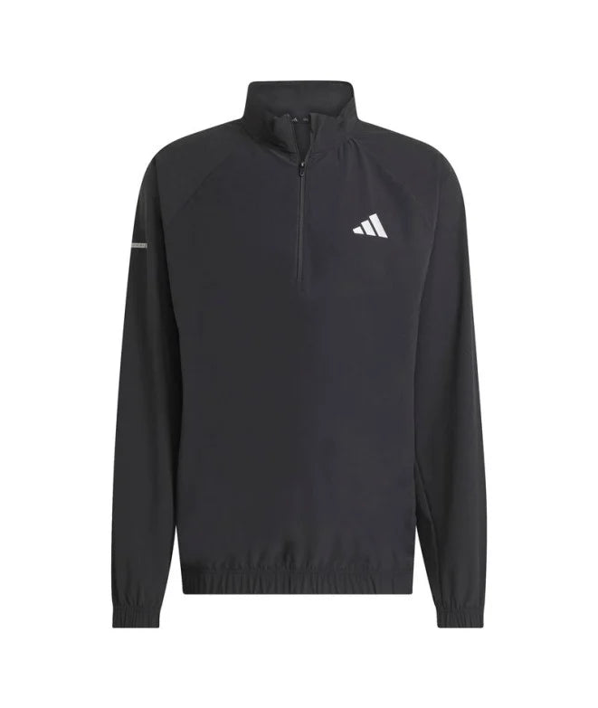 Bluză cu fermoar ADIDAS, negru