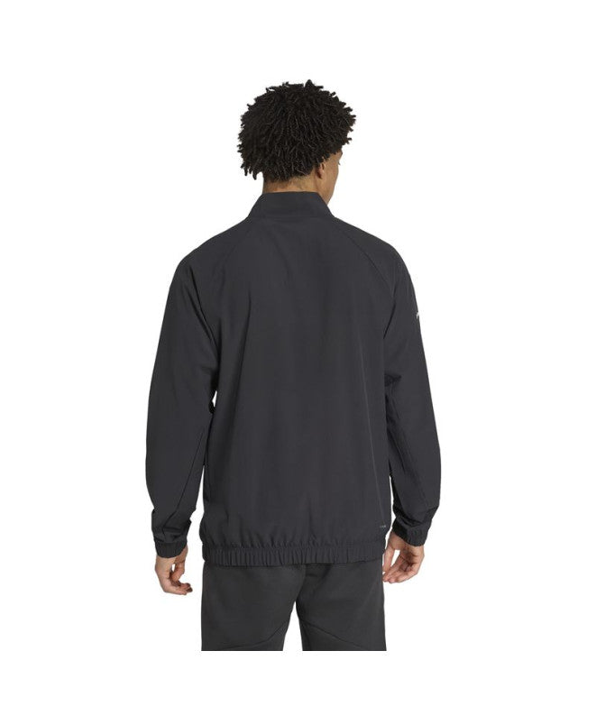 Bluză cu fermoar ADIDAS, negru