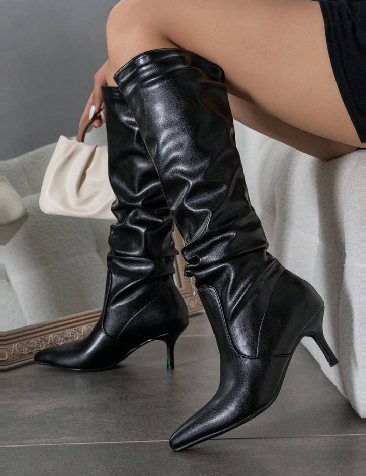 Cizme cu toc Shein, negru