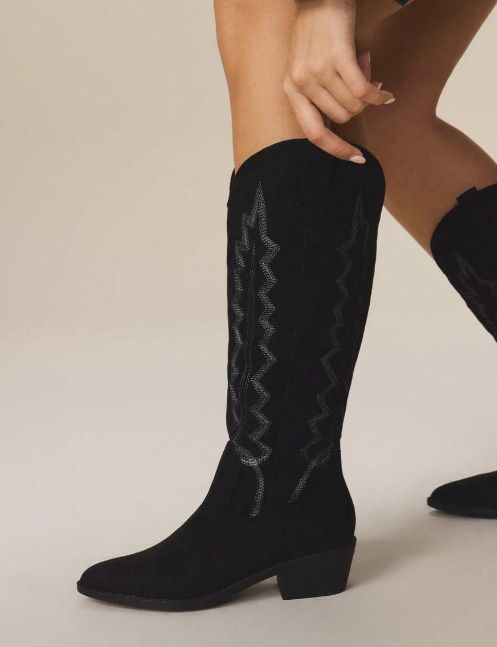 Cizme cu toc Shein, negru