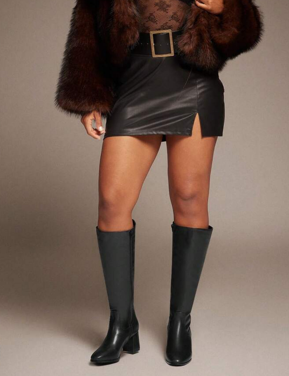 Cizme cu toc Shein, negru