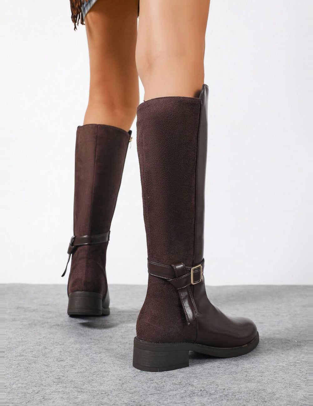 Shein csizma, barna