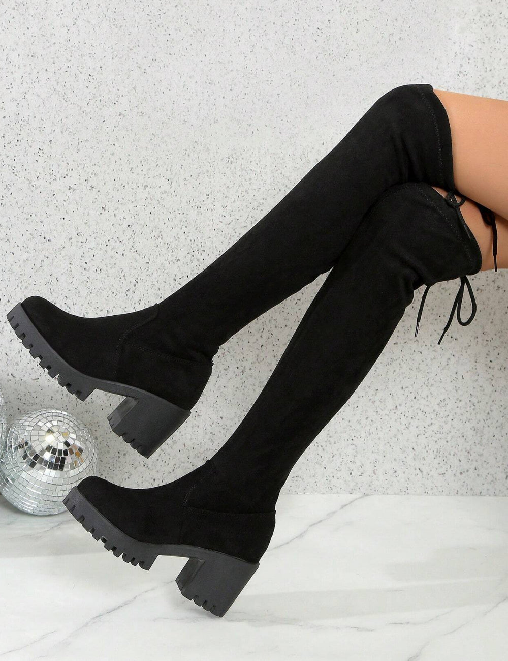Shein csizma, fekete