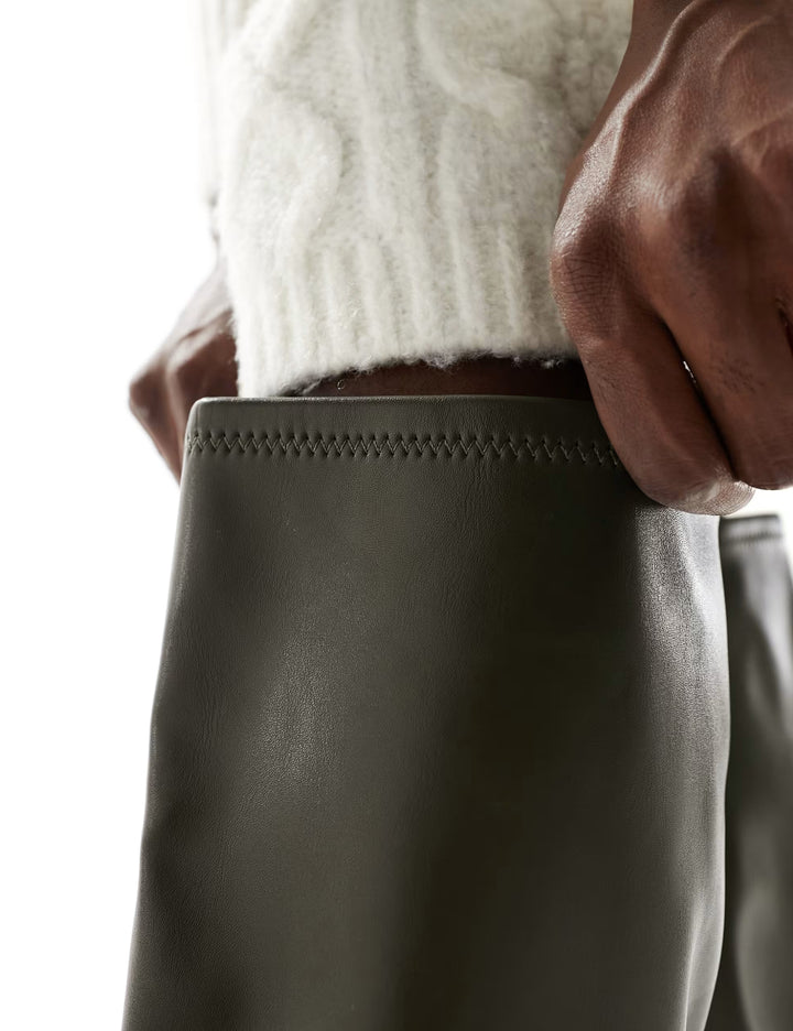 Cizme Simply be, kaki