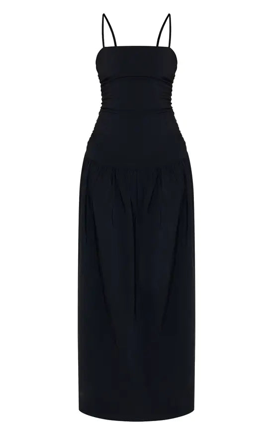 Rochie maxi PRETTYLITTLETHING, negru