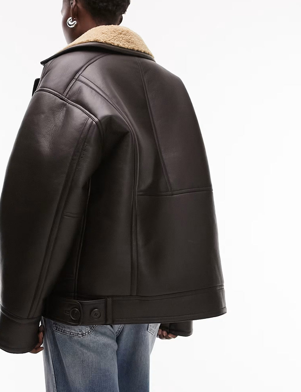 Topshop kabát, barna