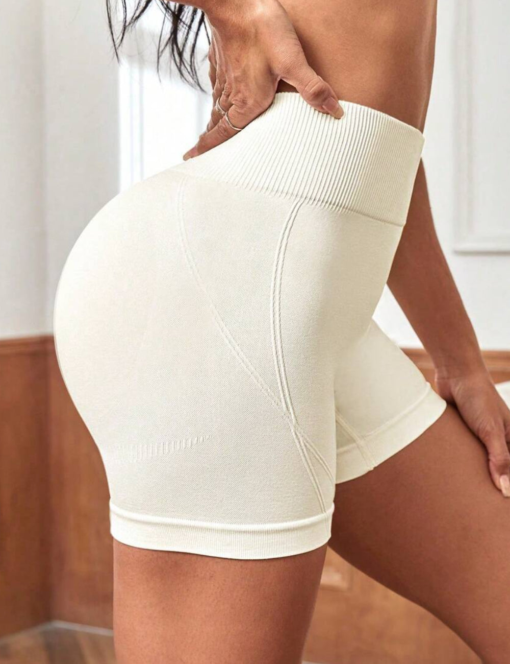 Shein rövid leggings, krém