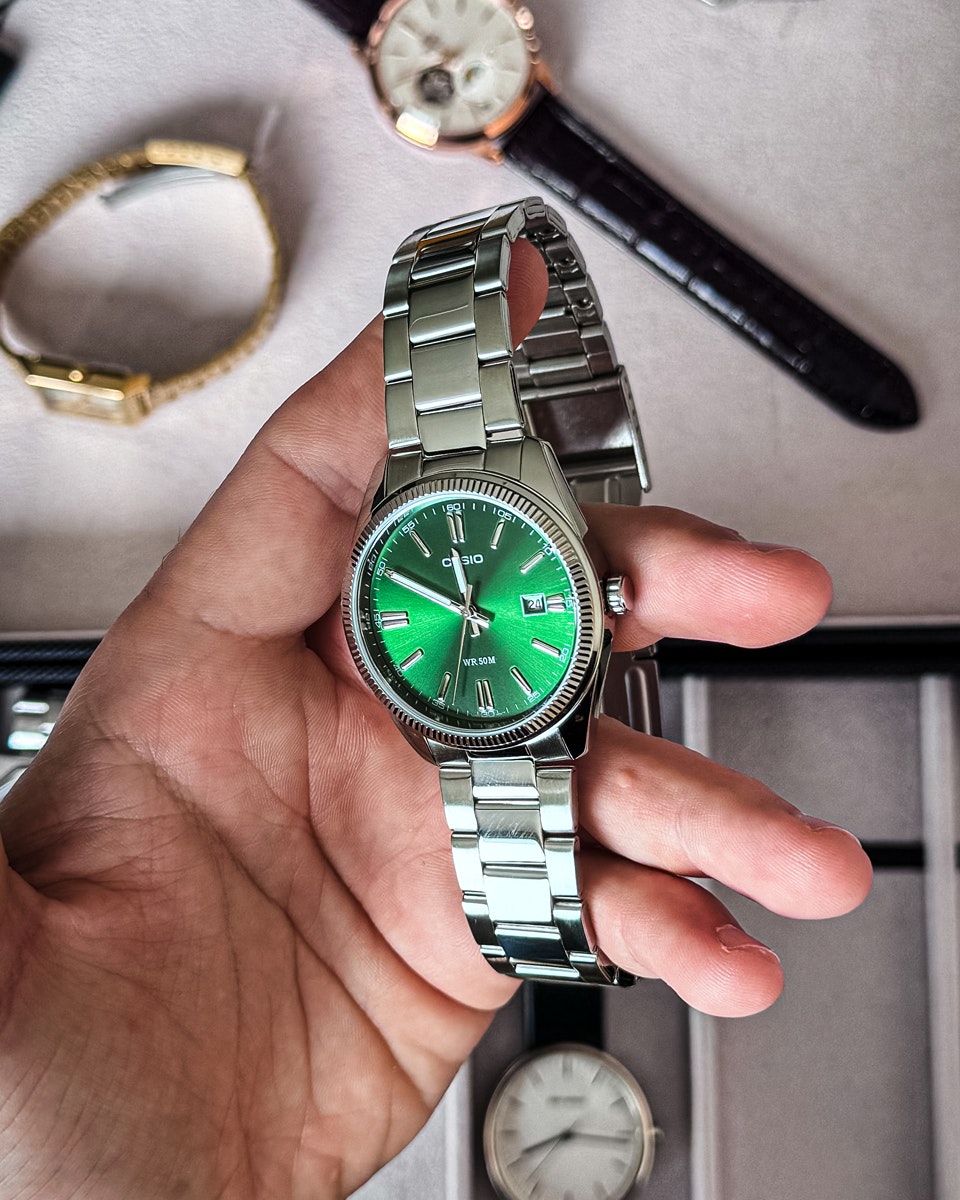 Ceas CASIO, argintiu