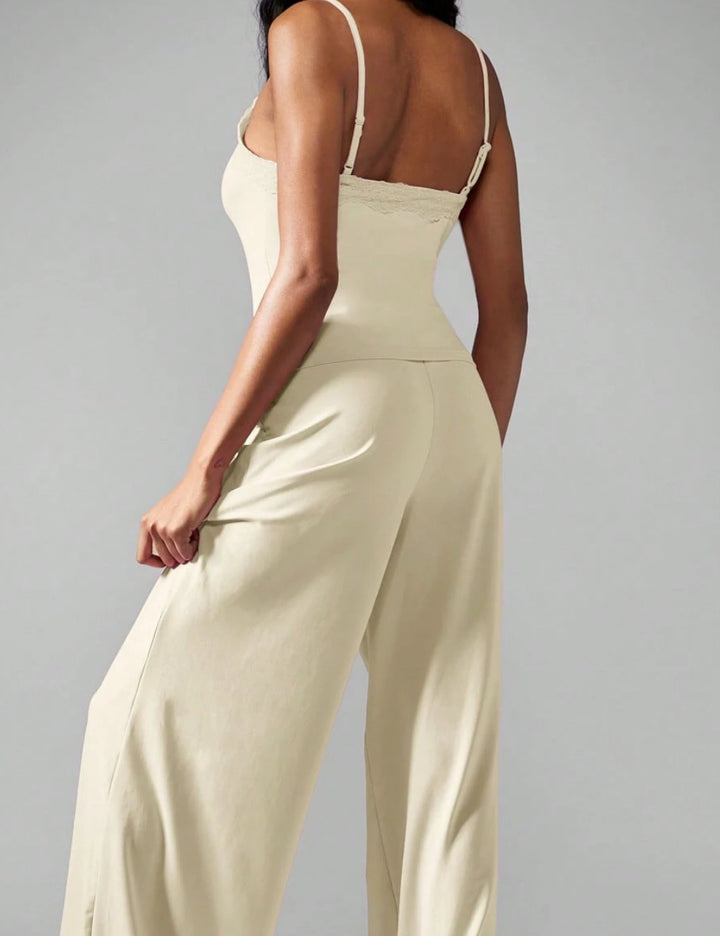 Shein Missguided pizsama szett, bézs
