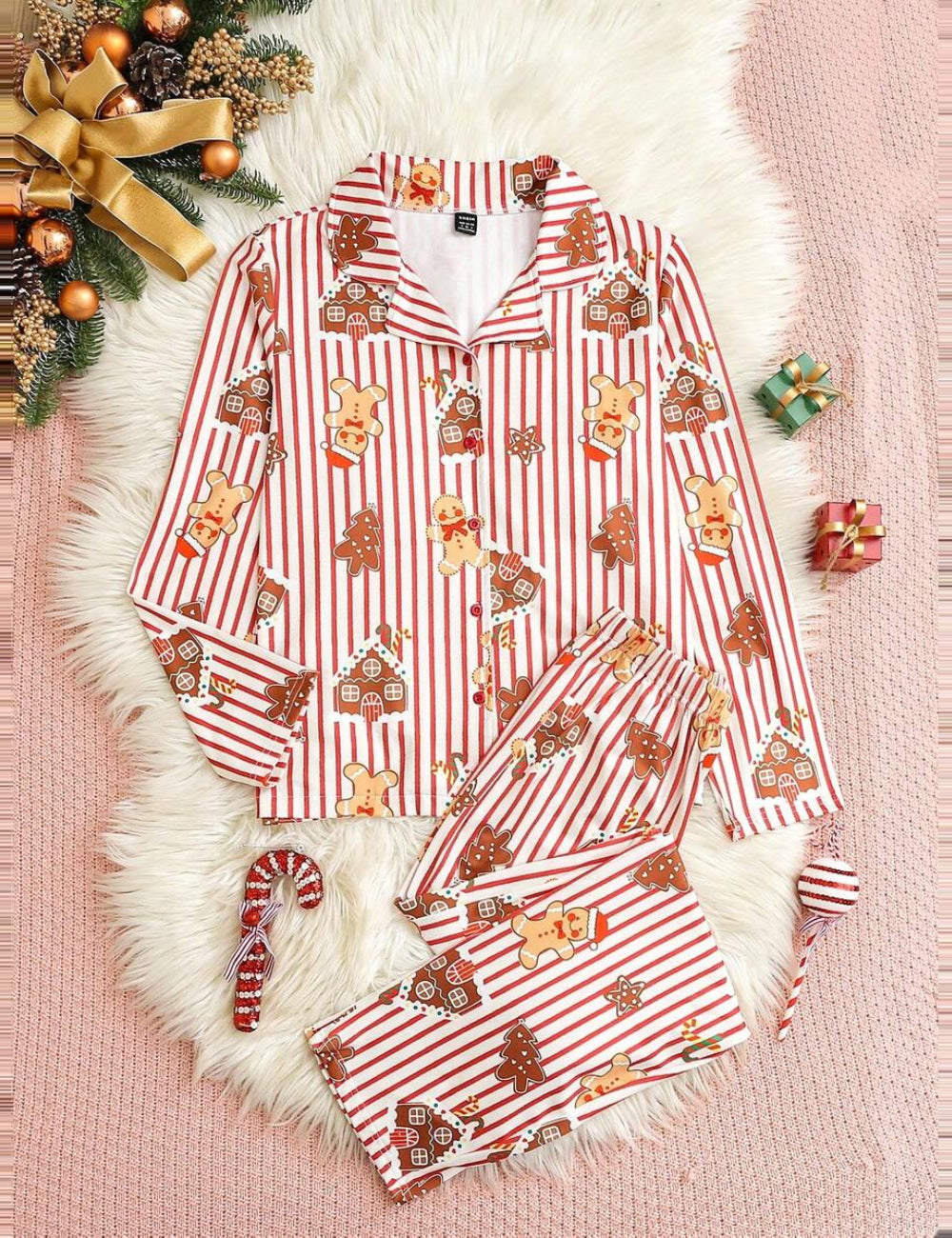 Compleu pijamale Shein, mix culori