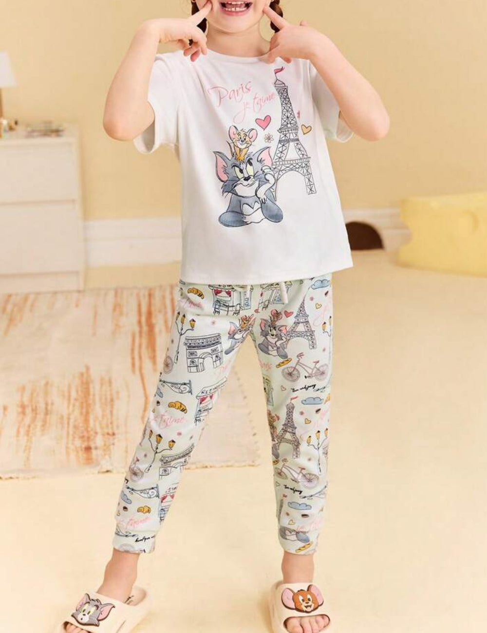 Compleu pijamale Shein, mix culori