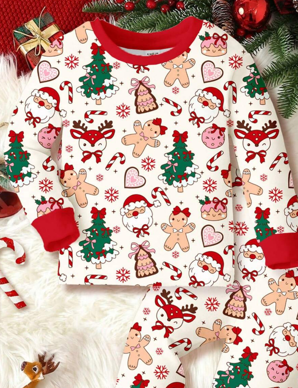 Compleu pijamale Shein, mix culori