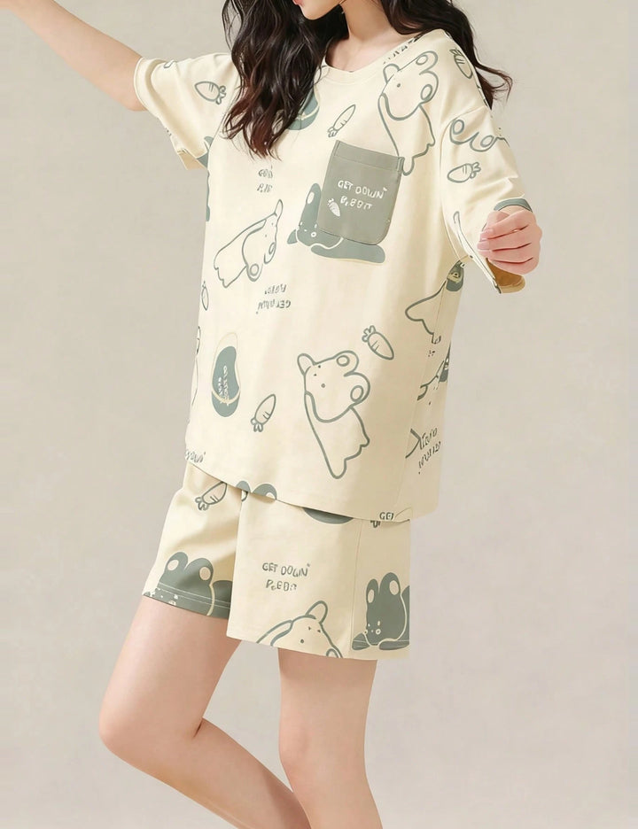 Shein pyjamas set, mixed colours