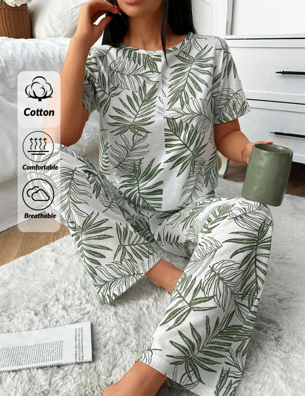 Compleu pijamale Shein, mix culori